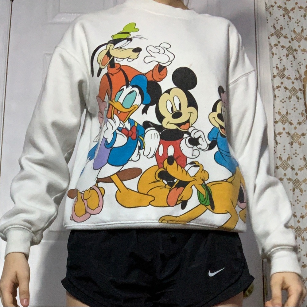 A Disney crewneck with the sensational six